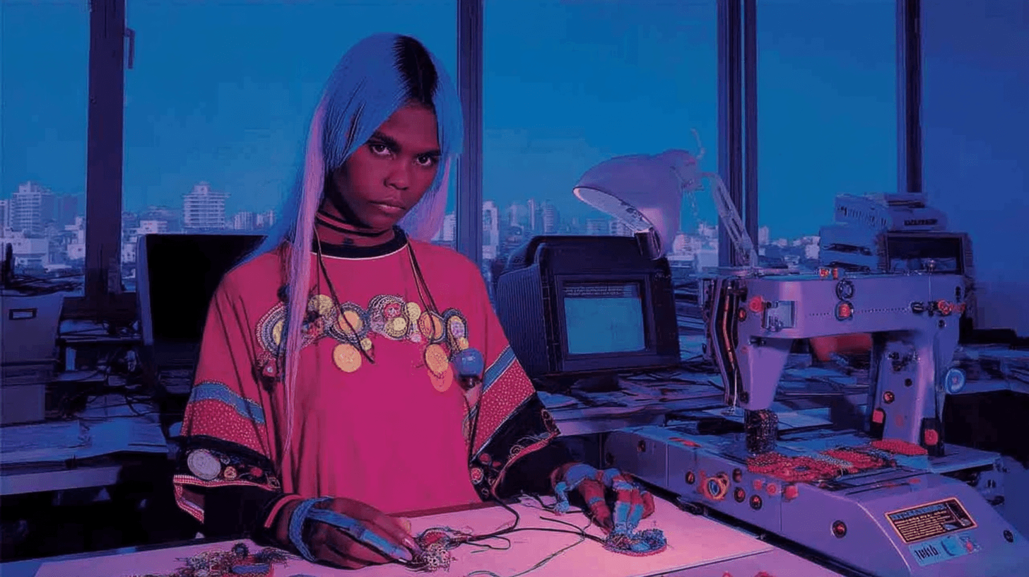 تسلسل تصنيع متحفز بالتوكنز داخل المصانع الصغيرة لـ DIGITALAX | وكلاء | شبكة المصممين العالمية | DIGITALAX